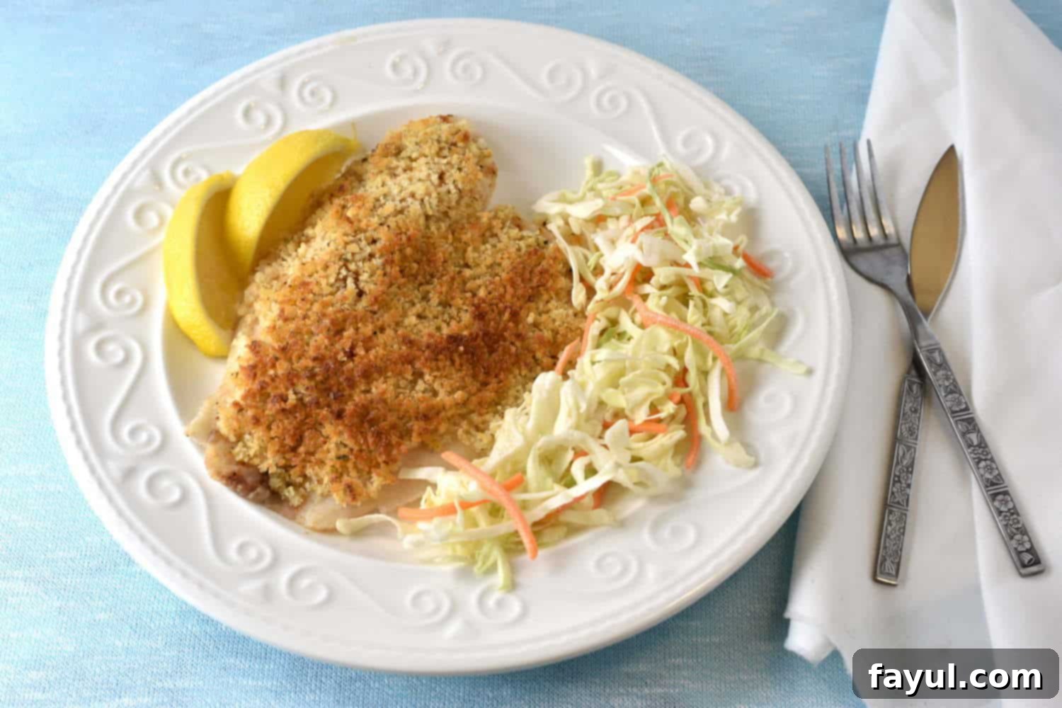 Baked Panko Fish - Simple Living Recipes