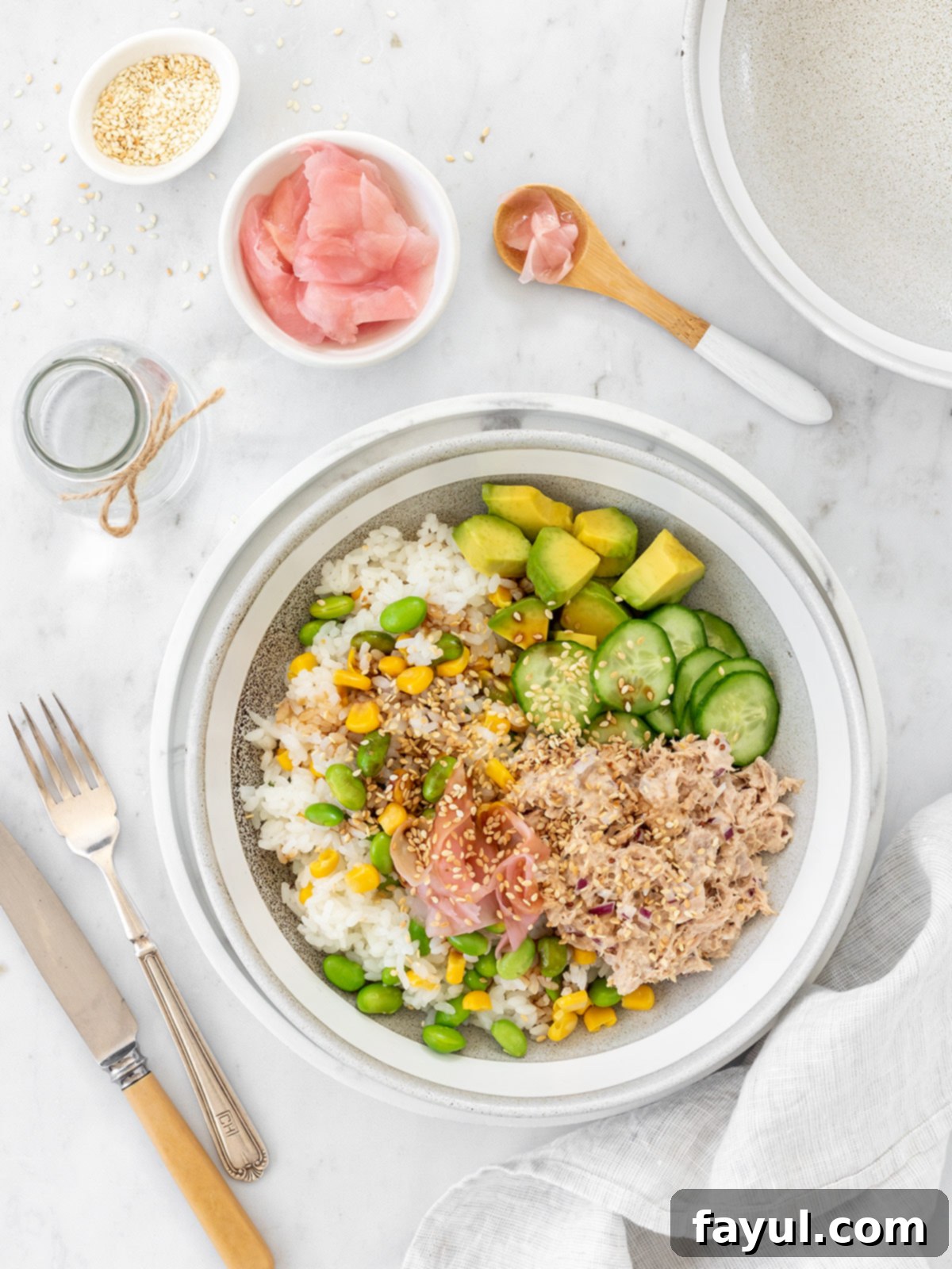 Tuna Salad Sushi Bowls Recipe | Your Ultimate Menu