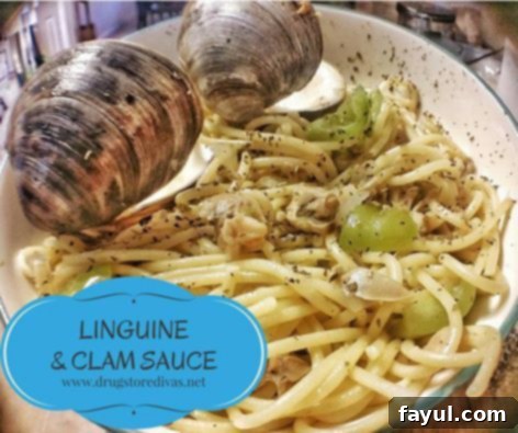 Linguine And Clam Sauce - Drugstore Divas
