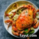 Oven-Roasted Dungeness Crab, a delicious easy seafood recipe