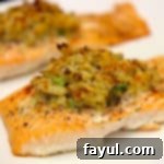 Crab Stuffed Salmon, a delicious easy seafood recipe