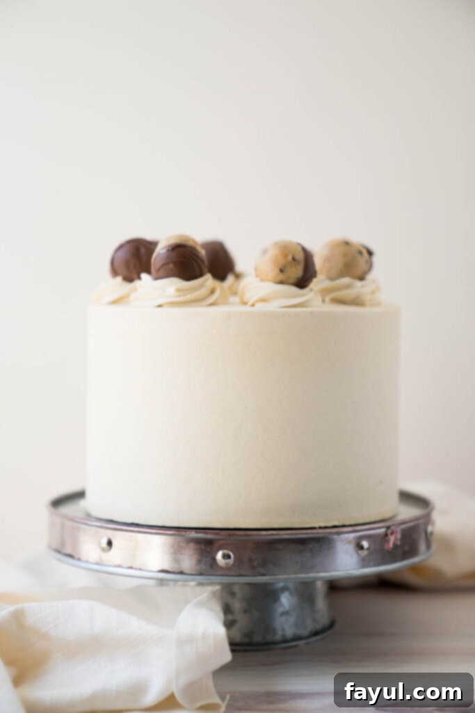 A close-up of the dark chocolate cookie crust in a cake pan.