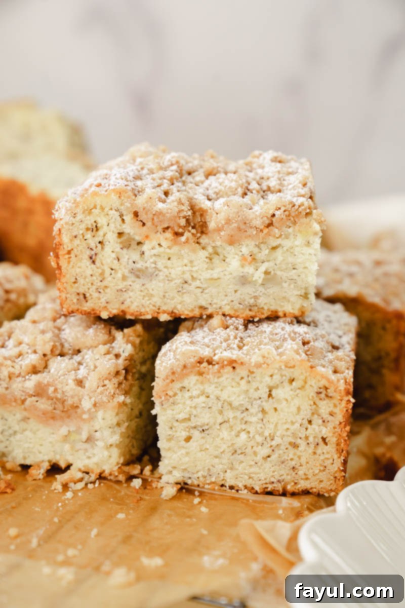 Gallery image of Banana Coffee Sheet Cake slices