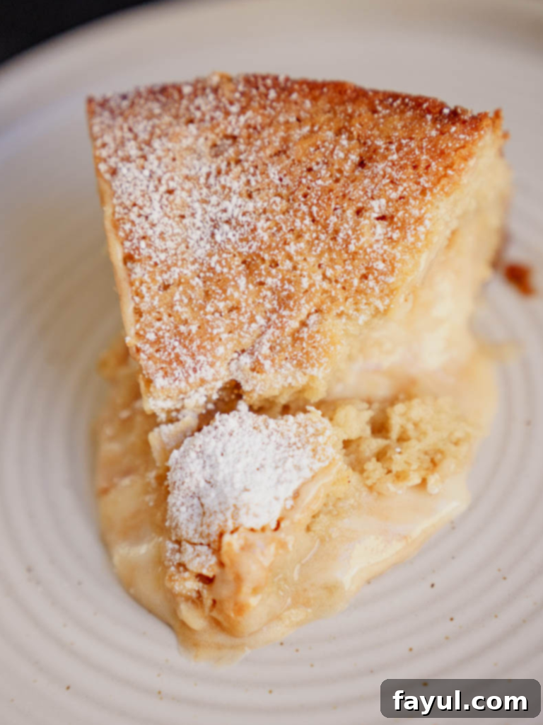 brown butter pear cake with cream cheese swirl