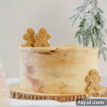 caramel gingerbread cake