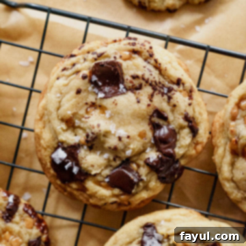Espresso Toffee Chunk Cookies