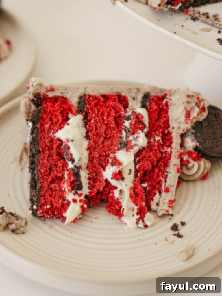 Oreo Red Velvet Cake