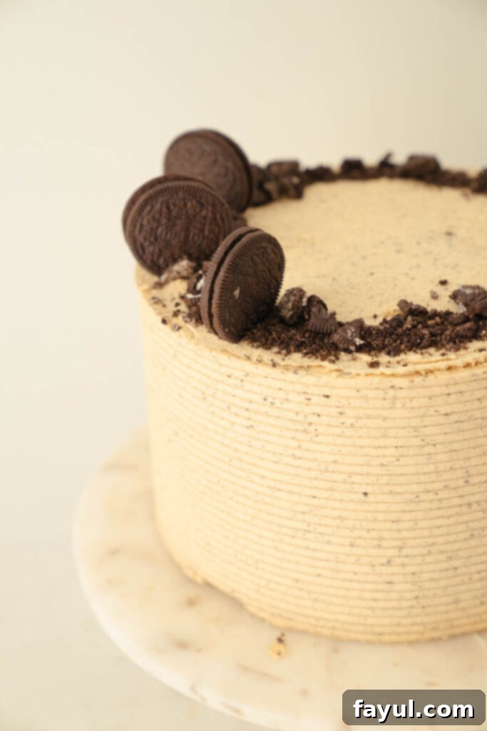 Ingredients for baking Oreo Peanut Butter Cake