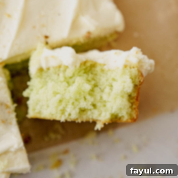 pistachio sheet cake