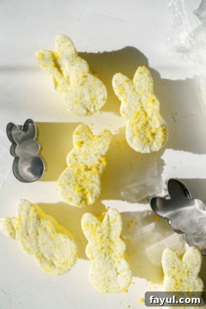 Ingredients for homemade peeps