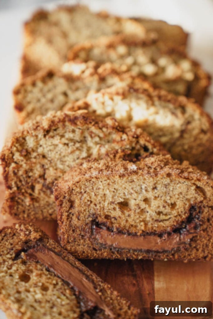 Close-up of mashed ripe bananas, ready to be incorporated into the banana bread batter.