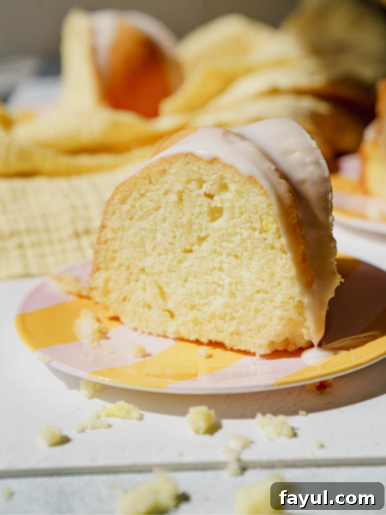 Sun-Kissed Lemon Bundt Cake 2 lemon bundt cake