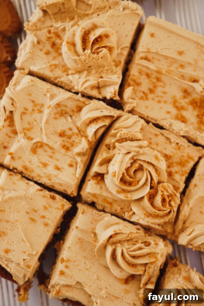 Ingredients for Biscoff Snack Cake laid out