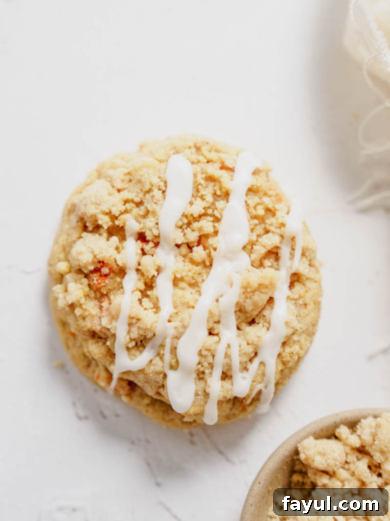 carrot crumb cookies