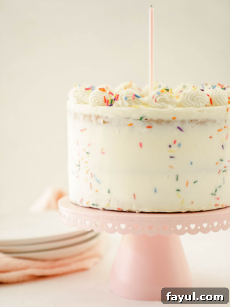 strawberry funfetti cake