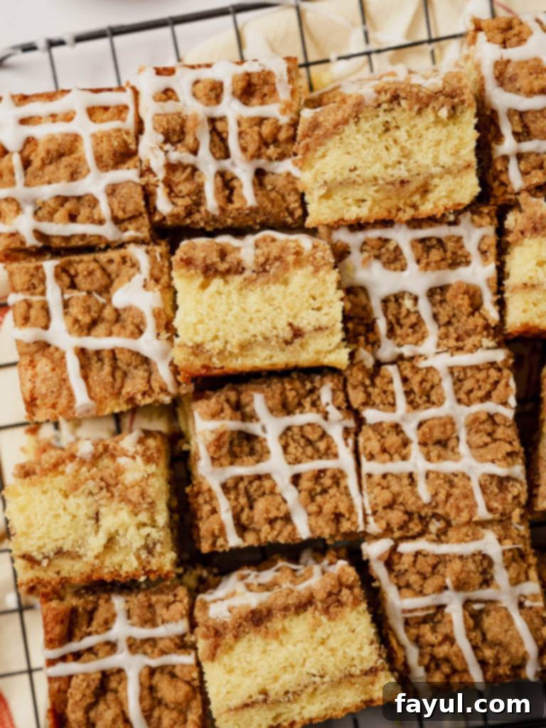 Delicious Coffee Cake with Cinnamon Streusel