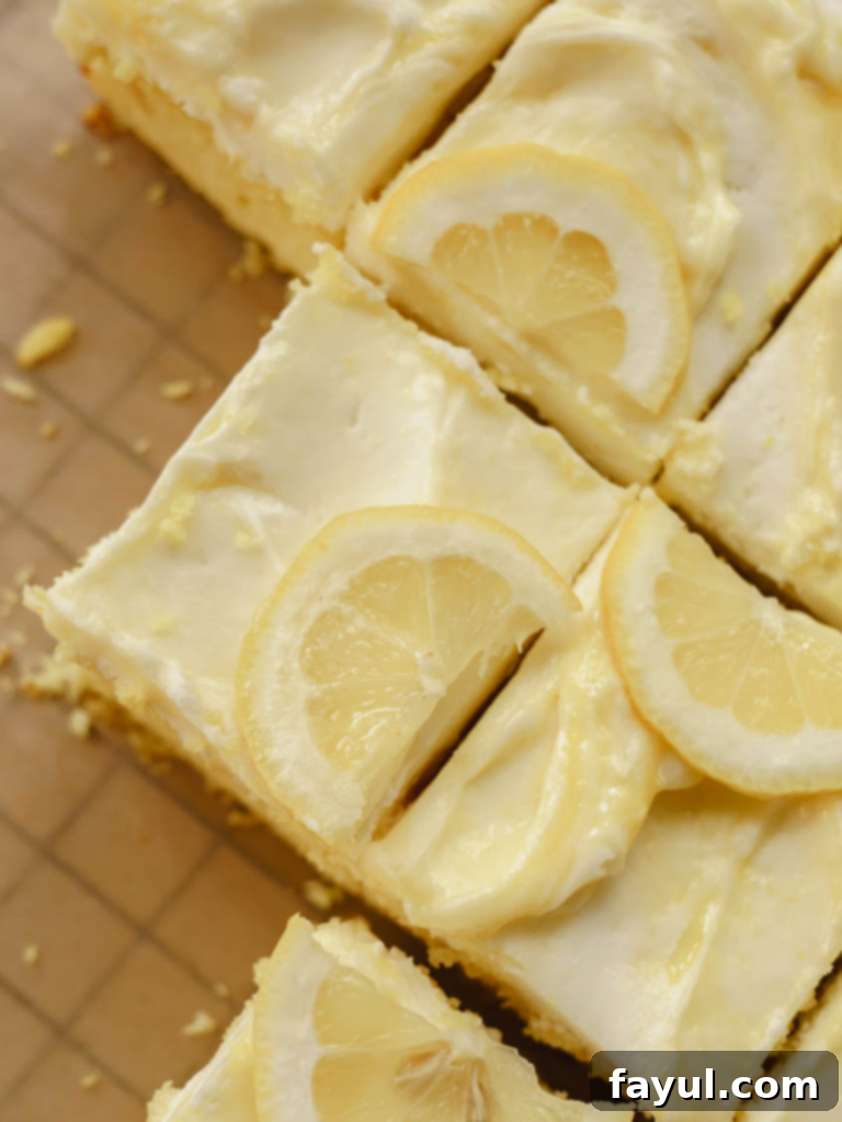 lemon sheet cake