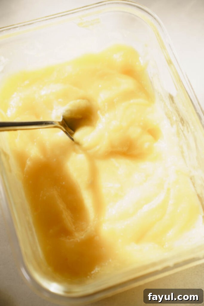 Lemon cake baking in oven