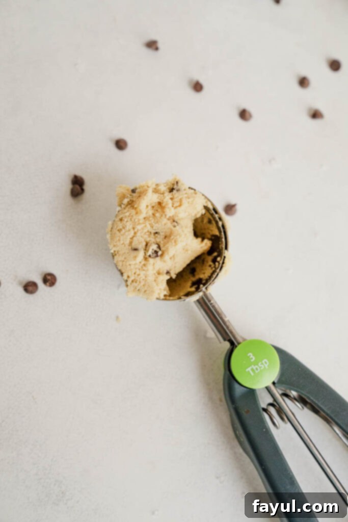 Effortless Edible Cookie Dough Bliss 6 Step-by-step image of mixing edible cookie dough