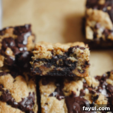 Brookie Bars, a perfect blend of fudgy brownie and chewy cookie.