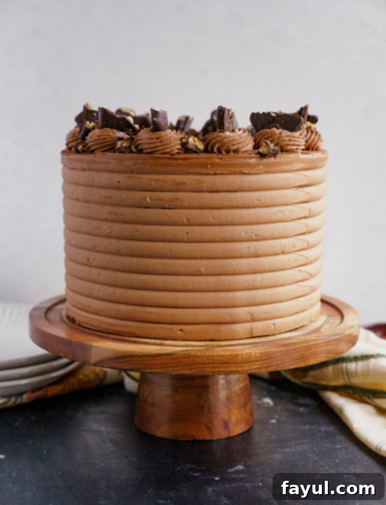 Mixing cake batter in a stand mixer