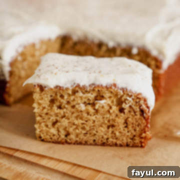 Spice Cake with Cream Cheese Frosting