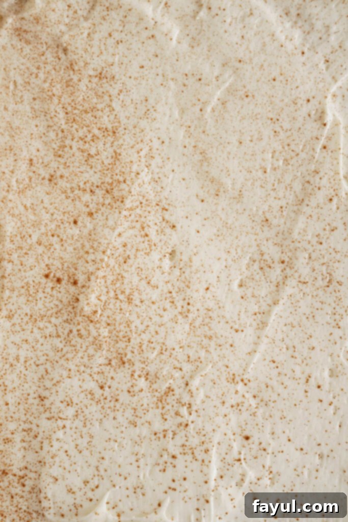 Raw Spice Cake batter in a mixing bowl