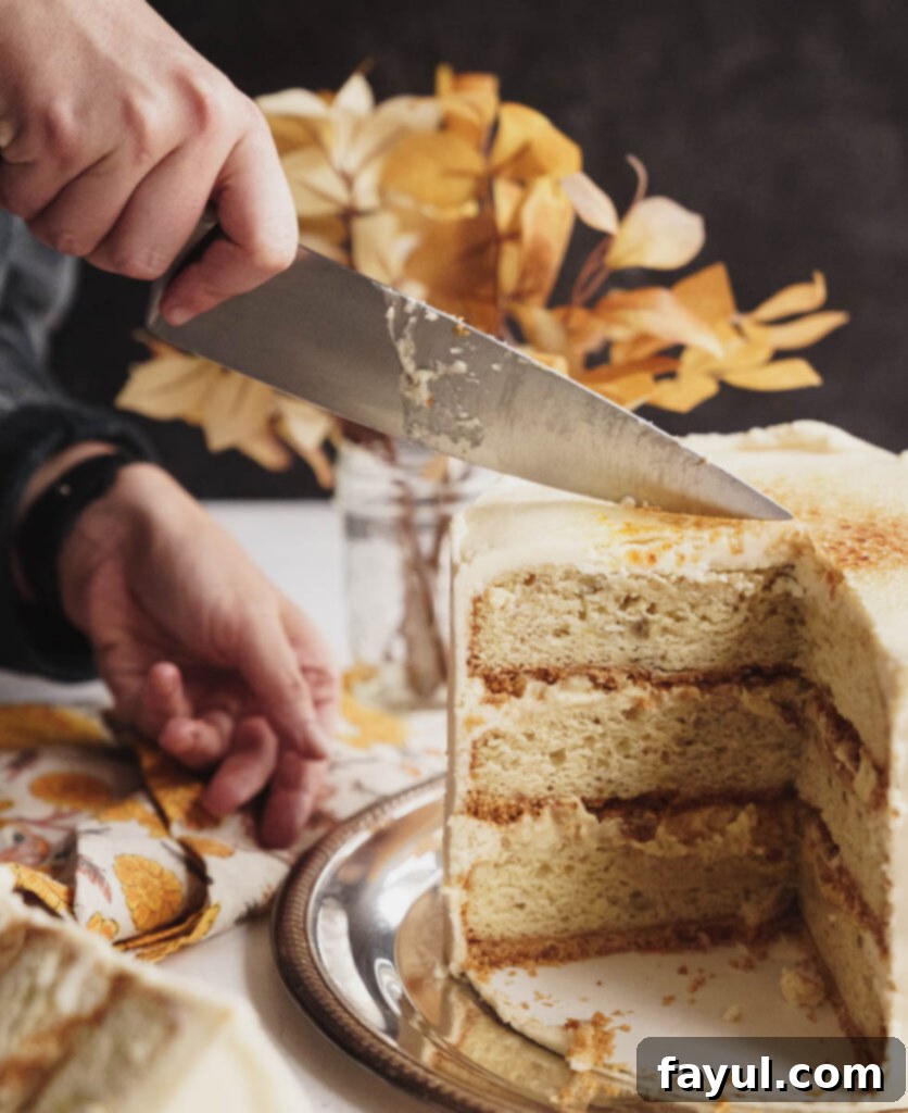 Three cake layers ready for assembly
