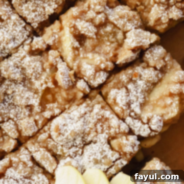 Apple Crisp Blondies