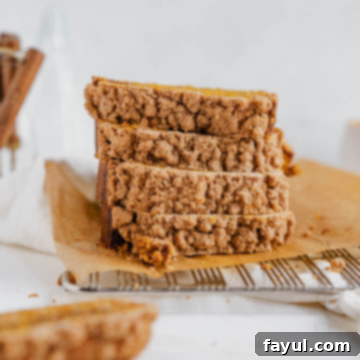 Pumpkin Bread With Streusel
