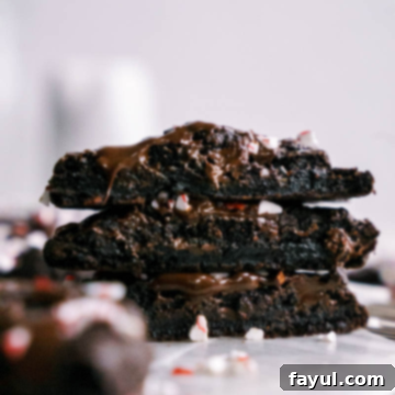 Delicious Double Chocolate Peppermint Cookies, perfect for holiday baking