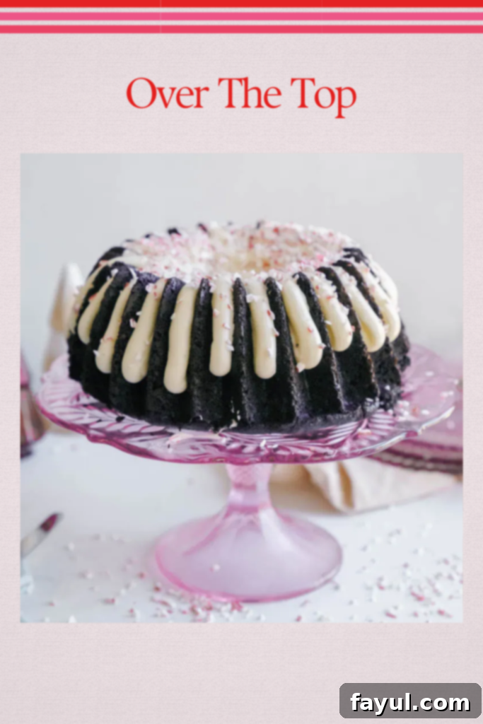 Maximalist cake stand with intricate details and a vibrant cake
