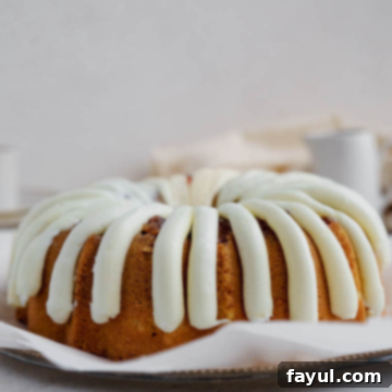 White Chocolate Raspberry Bundt Cake