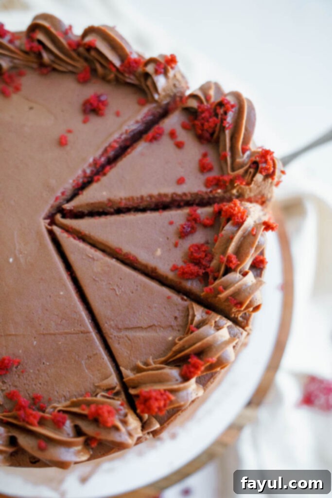 chocolate buttercream in a bowl