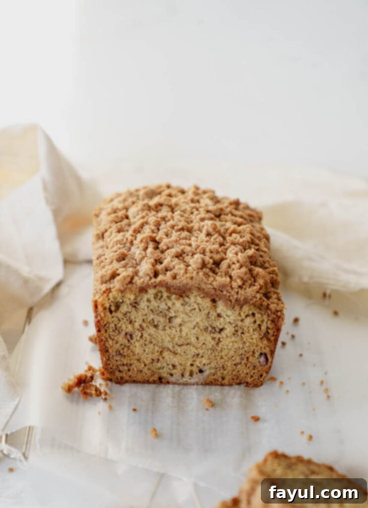 Ingredients for Banana Bread with Streusel