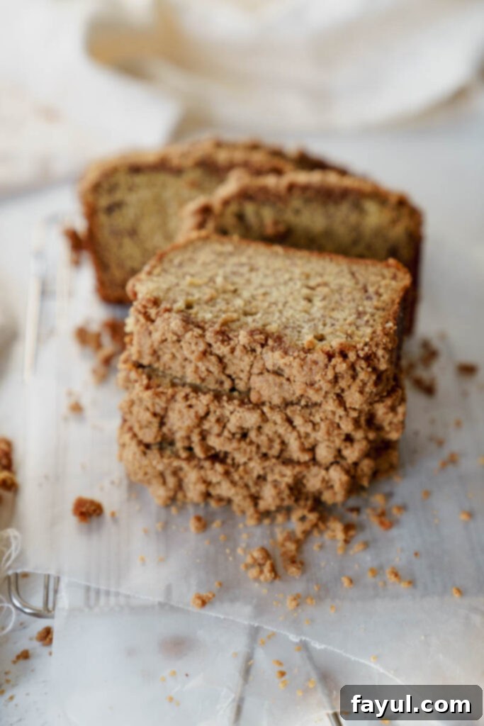 Mashed ripe bananas for banana bread