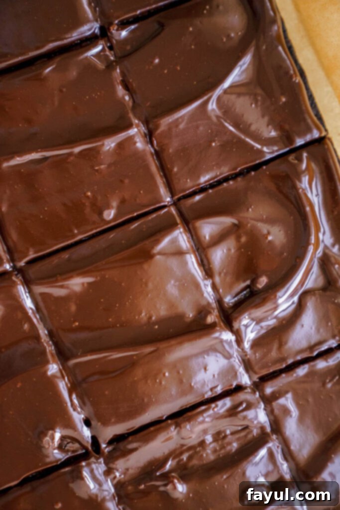 brownies sliced in a pan