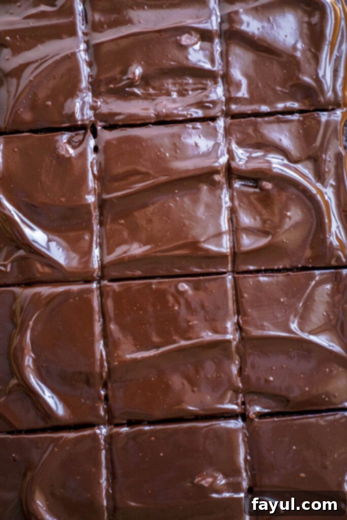 chocolate ganache in a bowl
