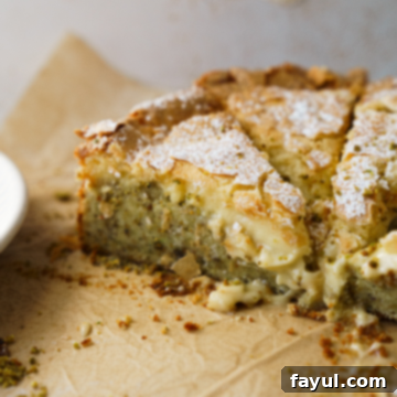 Pistachio Gooey Butter Cake