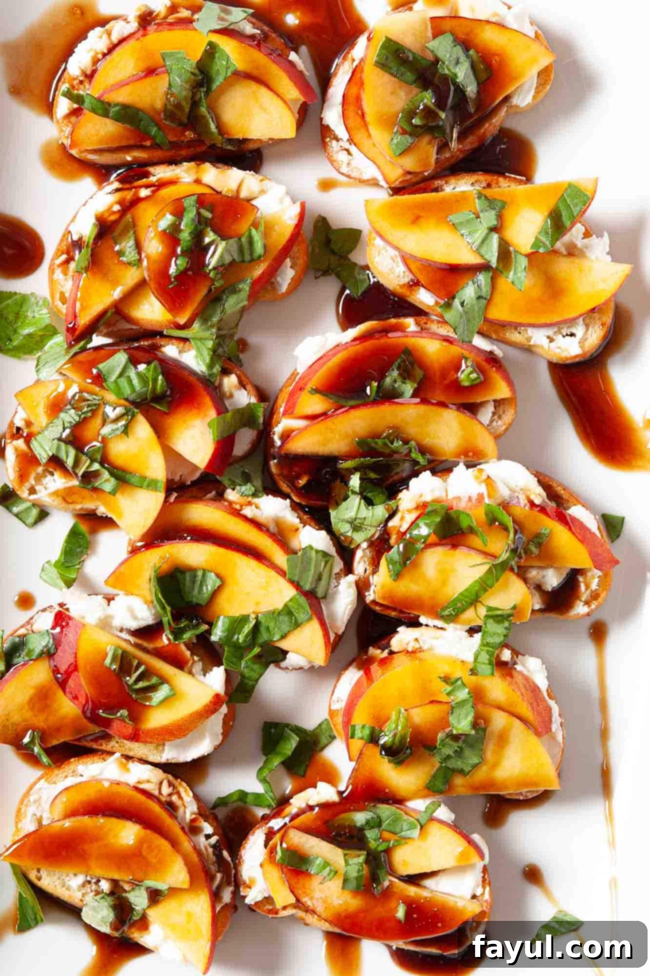 Peach Crostini