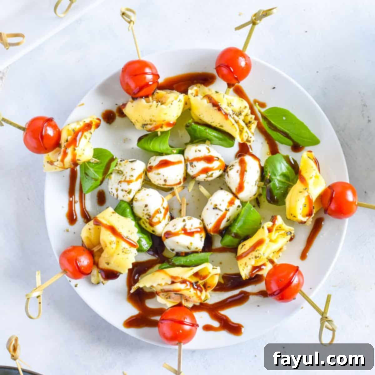 Tortellini Caprese Skewers