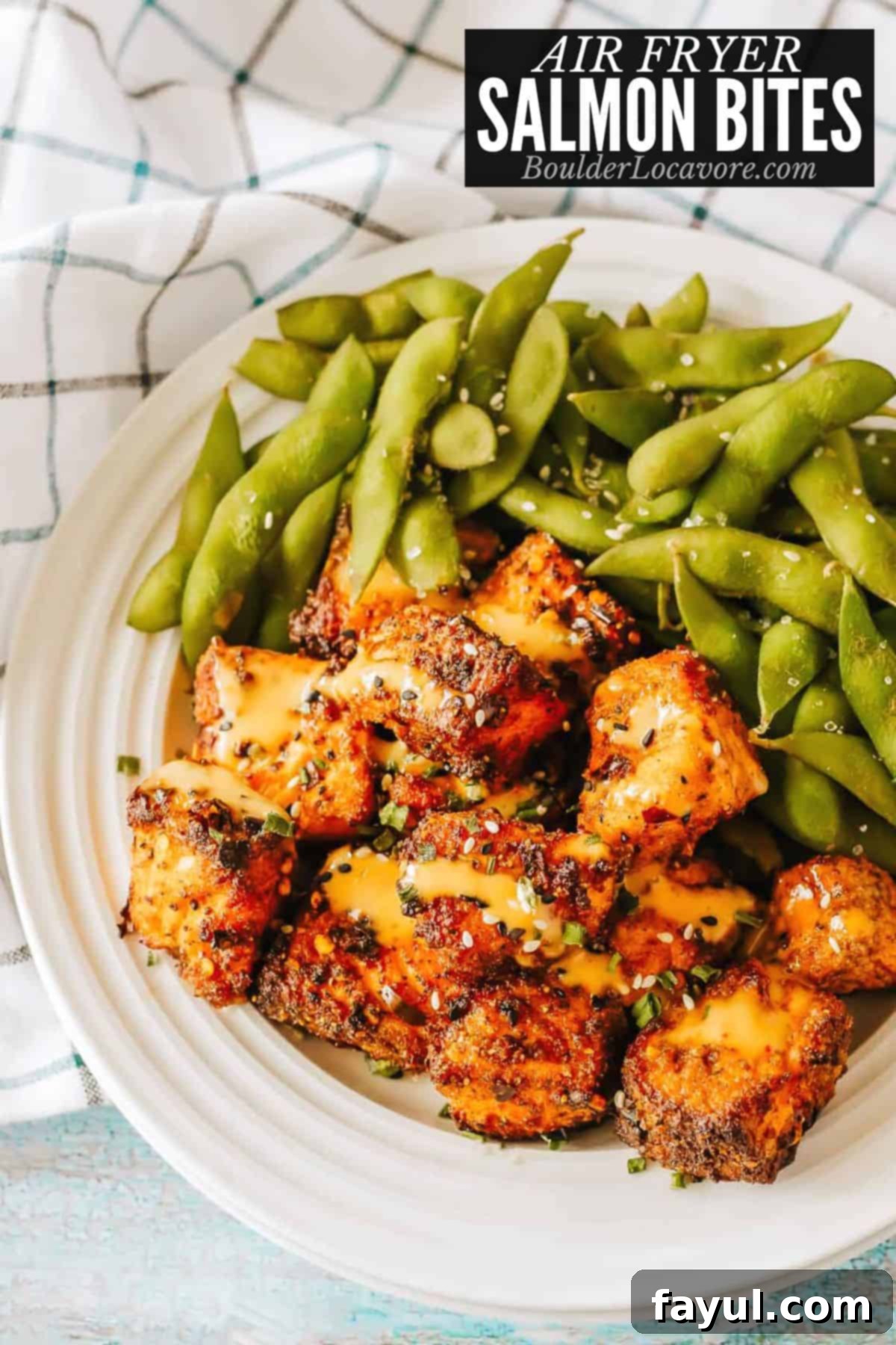 Air Fryer Salmon Bites