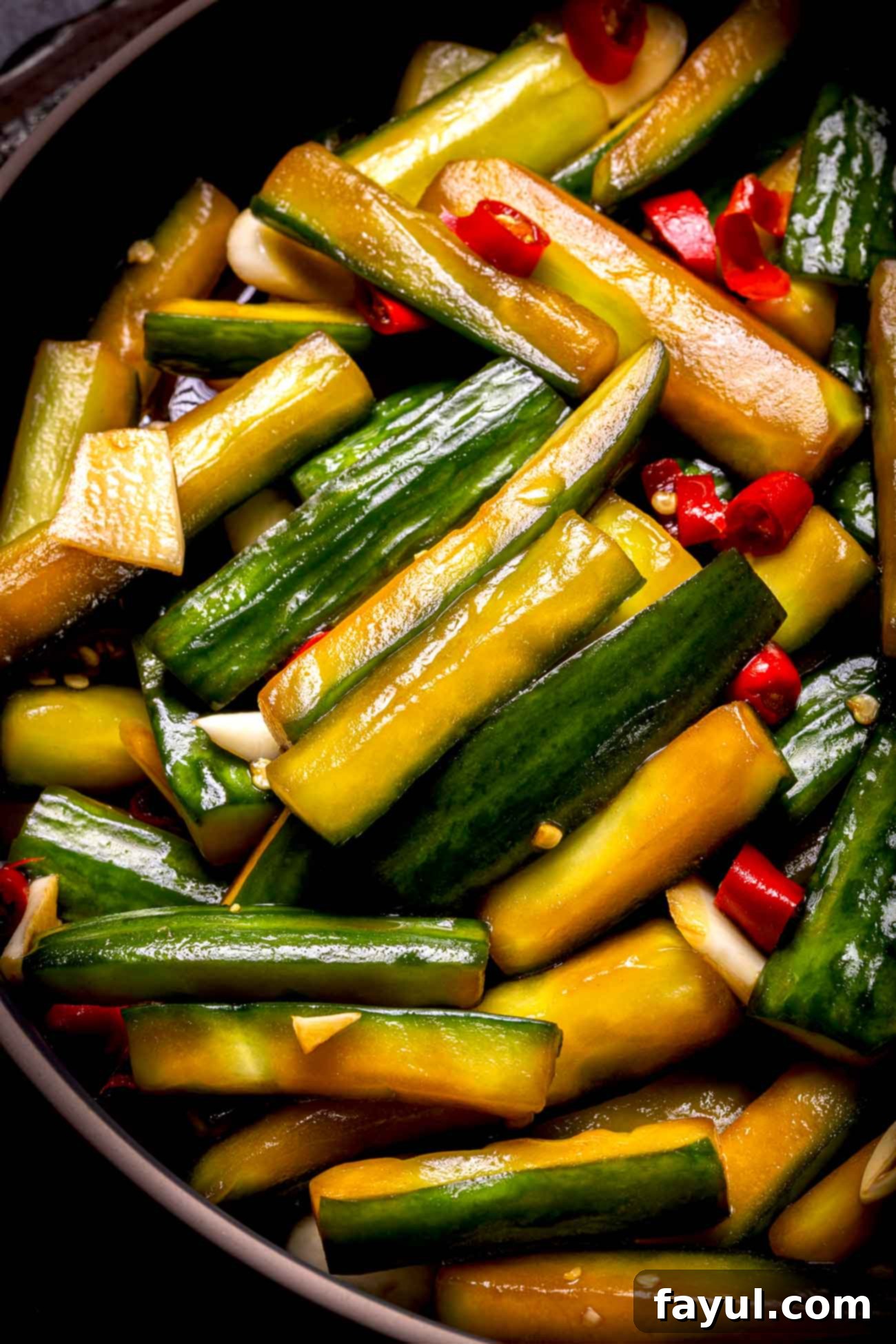 Asian Pickled Cucumber