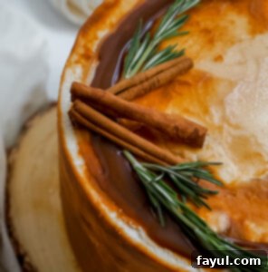 Apple butter filling being prepared in a bowl