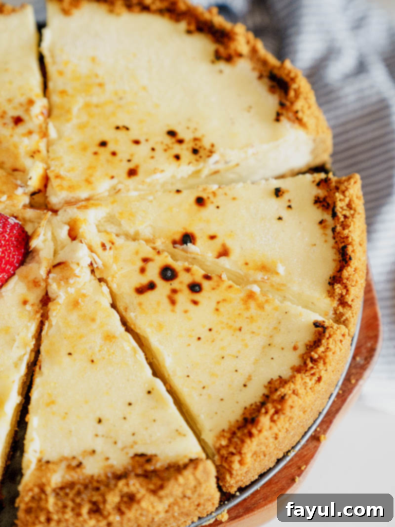 Crème brûlée cheesecake