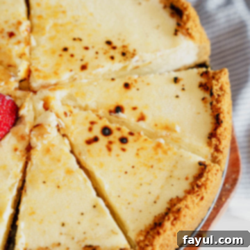 Crème brûlée cheesecake