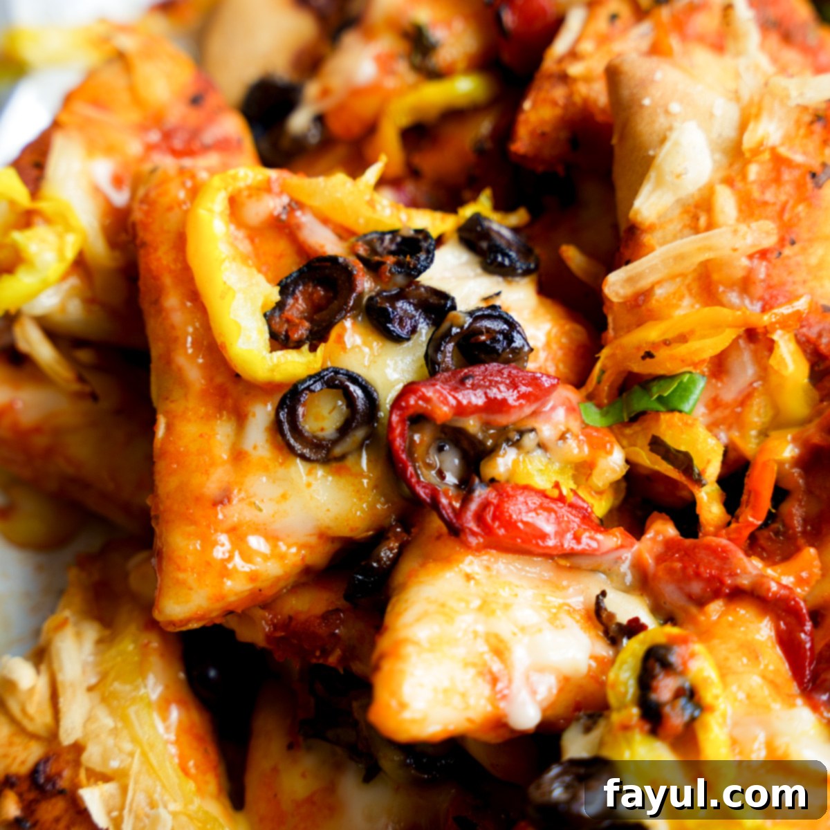 Best Vegan Pizza Nachos, combining the convenience of nachos with the classic flavors of pizza, loaded with fresh, clean ingredients.