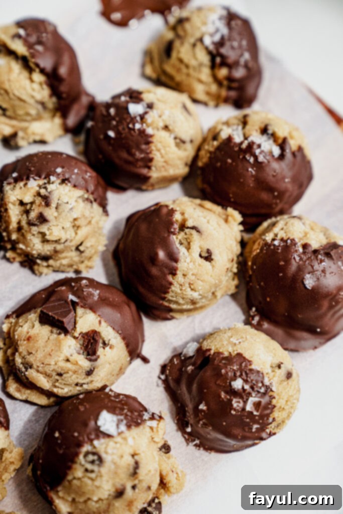 Close-up of Edible Brown Butter Cookie Dough