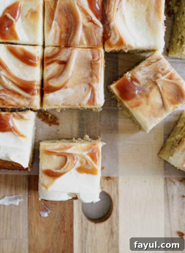 caramel banana cake in a pan