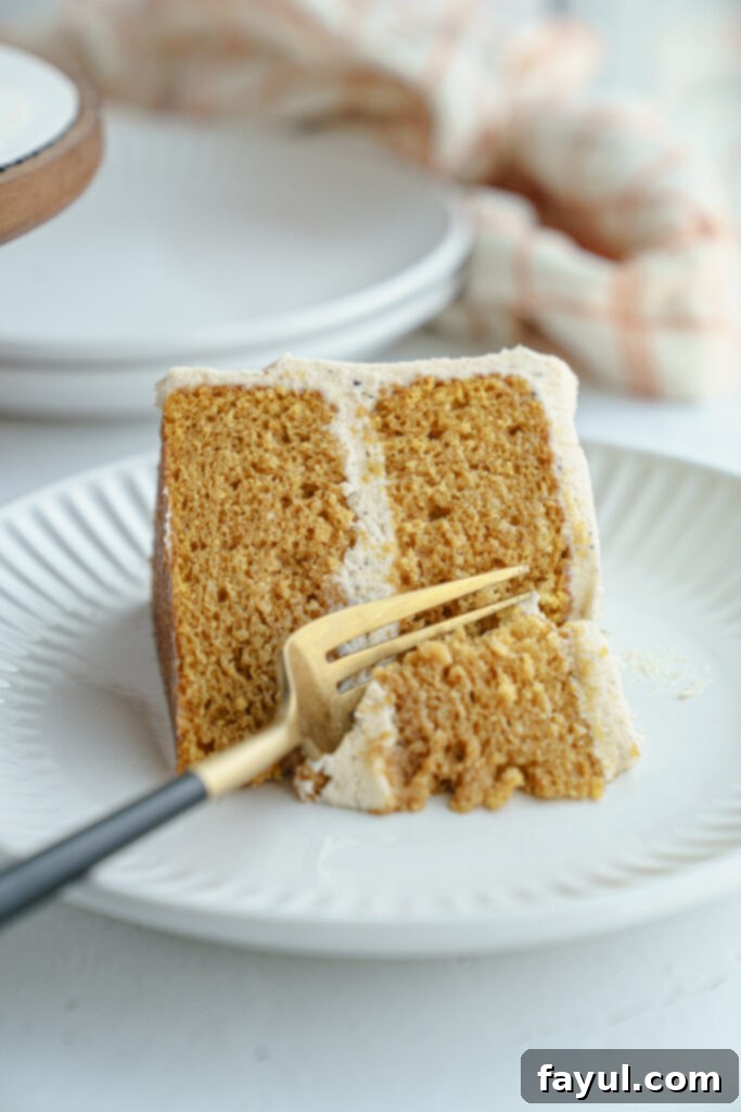 mini pumpkin cake with frosting